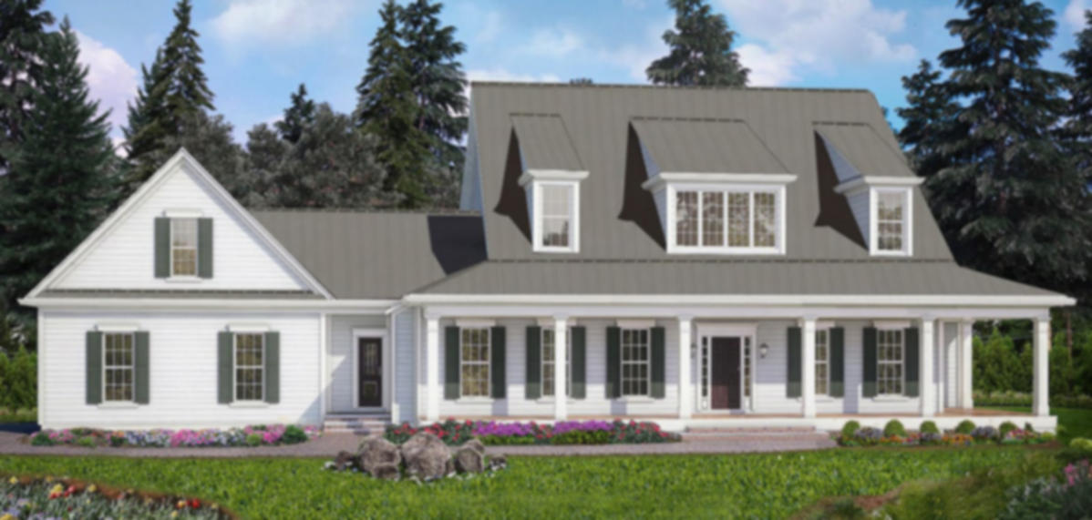 Beautiful, transitional farmhouse design with wrap-around porch.